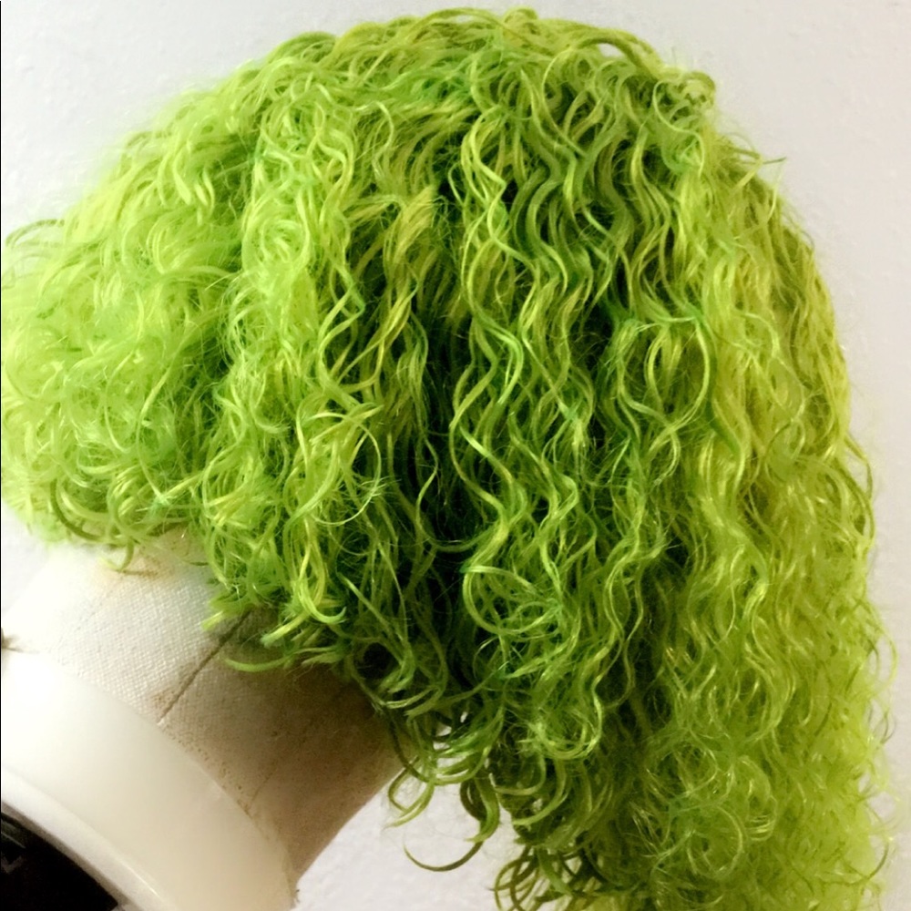 Slime Green Wig